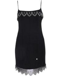 STAUD - Colette Beaded-Trim Mini Dress - Lyst