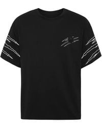 Philipp Plein - Scratch-Detail T-Shirt - Lyst