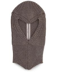 Rick Owens - Ribbed-Knit Balaclava - Lyst