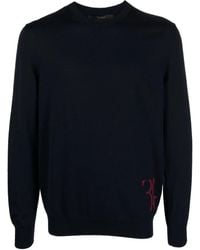 Billionaire - Pullover Mit Monogramm-Stickerei - Lyst