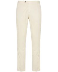 PT Torino - Button-Fastening Tapered Trousers - Lyst