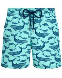 Vilebrequin - Whale-Print Swim Shorts - Lyst