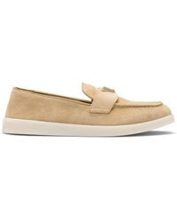 Prada - Loafers Saint Tropez Aus Veloursleder - Lyst