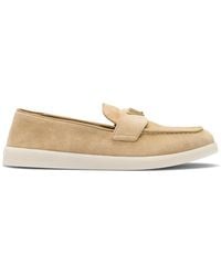 Prada - Loafers Saint Tropez Aus Veloursleder - Lyst