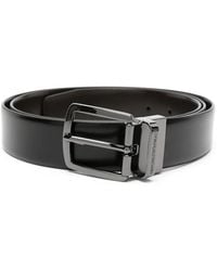 Emporio Armani - Leather Belt - Lyst