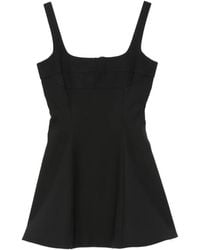 Stine Goya - Square-Neck Flared Dress - Lyst