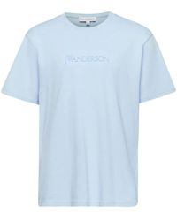 JW Anderson - Hemd Mit Logo-Stickerei - Lyst