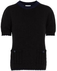 Barrie - Ribbed Detailing Top - Lyst