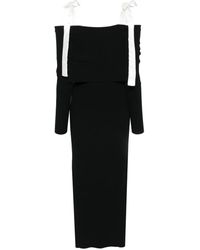 slim fit dress slacks Sequin Rib-Knit Maxi Dress – Intrigue main image 0