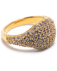 Daphine - Laurita Pavé Pinky Ring - Lyst