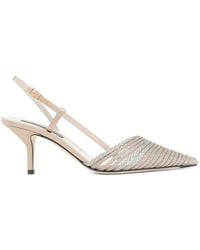 Giorgio Armani - Braided Slingback Pumps - Lyst