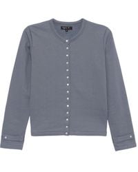 agnès b. - Snap Cotton Cardigan - Lyst