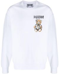 Moschino - Teddy Bear-print Cotton Sweatshirt - Lyst