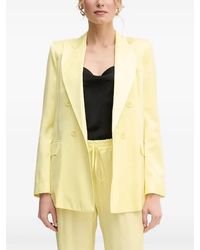 Ermanno Scervino - Blazer con doble botonadura y hombreras - Lyst