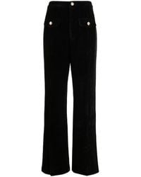 B+ AB - Pleat-Detail Corduroy Flared Trousers - Lyst