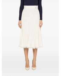 Nissa - High-Waist Pleated Midi Skirt - Lyst