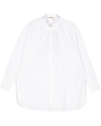 Stella Nova - Broderie-anglaise cotton shirt - Lyst