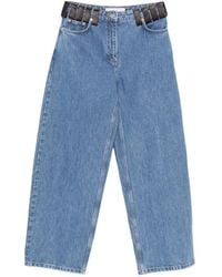 IRO - Jean Archies À Finitions En Cuir - Lyst