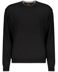Paul & Shark - Round-Neck Long-Sleeved Sweater - Lyst