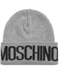 Moschino - Logo-Detail Beanie - Lyst