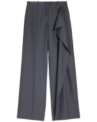 Jil Sander - Fil-À-Fil Wool Trousers - Lyst