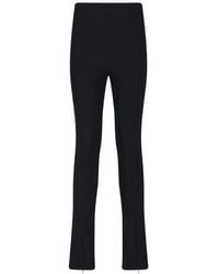 Frankie Shop - Zip-Hem Ribbed-Knit Trousers - Lyst
