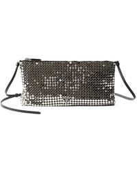 Prada - Small Satin And Metal Mesh Shoulder Bag - Lyst