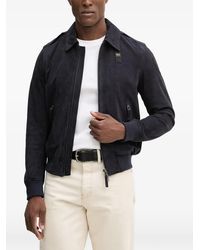 Blauer - Allen Zip-Fastening Collared Jacket - Lyst