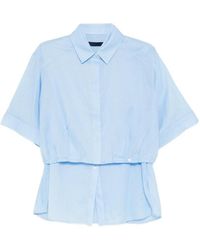 Juun.J - Camicia A Strati - Lyst