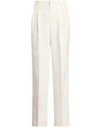 Polo Ralph Lauren - Pleated Straight-Leg Trousers - Lyst