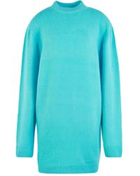 Laneus - Knitted Mini Dress - Lyst