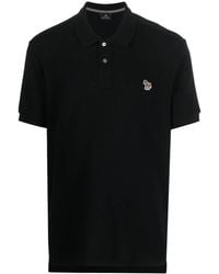 Paul Smith - Logo-Patch Short-Sleeve Polo Shirt - Lyst