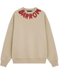 Barrow - Logo-Print Long-Sleeve Sweatshirt - Lyst