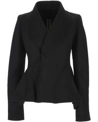 Rick Owens - Wool Blazer Jacket - Lyst