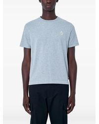 Moncler - Drie T-Shirts Met Logo-Patch - Lyst