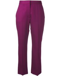 Stella McCartney Cropped tailored trousers - Rose