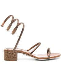 Rene Caovilla - Juniper 40mm ビジュートリム サンダル - Lyst