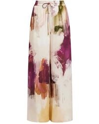 Aje. - Atomic Silk Palazzo Pants - Lyst