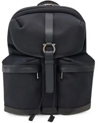 Ferragamo - Canvas Backpack - Lyst