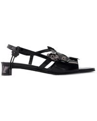 Cecilie Bahnsen - Cbarna Box Floral-Appliqué Sandals - Lyst