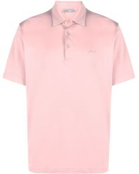 Herno - Logo-embroidered Cotton Polo Shirt - Lyst