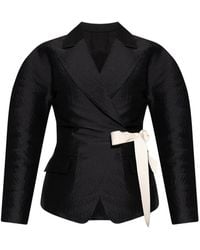 Lanvin - Bow-Tie Blazer - Lyst