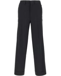 MM6 by Maison Margiela - Virgin Wool-Blend Trousers - Lyst
