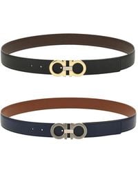 Ferragamo - Reversible Gancini-Buckle Belt - Lyst