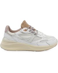 Date - Musa Panelled Leather Sneakers - Lyst