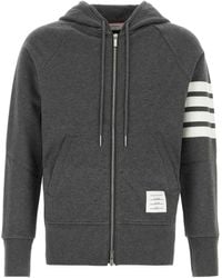 Thom Browne - Hoodie Met Rits - Lyst