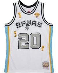 Mitchell & Ness - 2002 Hardwood Classics Retirement Manu Ginobili San Antonio Spurs Jersey - Lyst