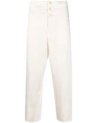 Saint Laurent - Buttoned Slim Trousers - Lyst