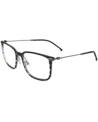 BOSS - Striped Square-Frame Glasses - Lyst