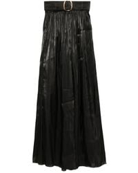 Saiid Kobeisy - Flowy Wide-Leg Trousers - Lyst